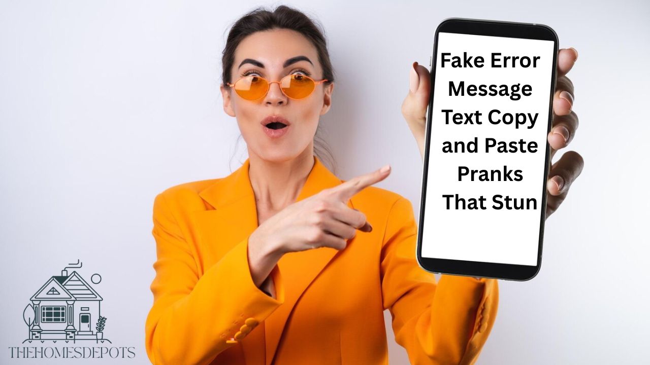 Fake Error Message Text Copy and Paste