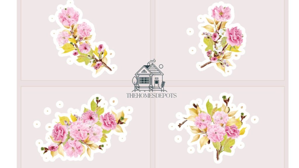 Pink Flower Wallpaper: Stunning Designs for Your Space 5 Peel and stick pink flower