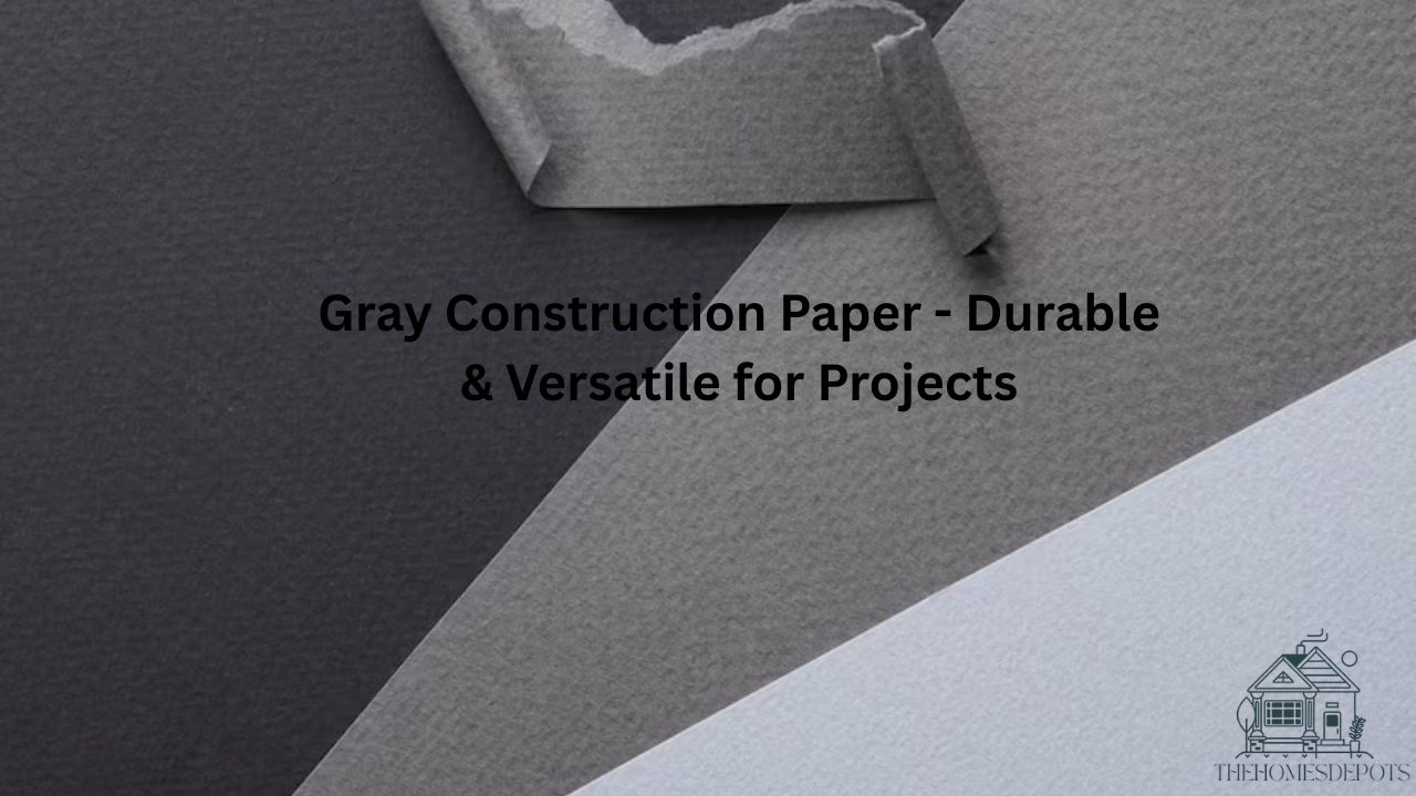 Gray Construction Paper - Durable