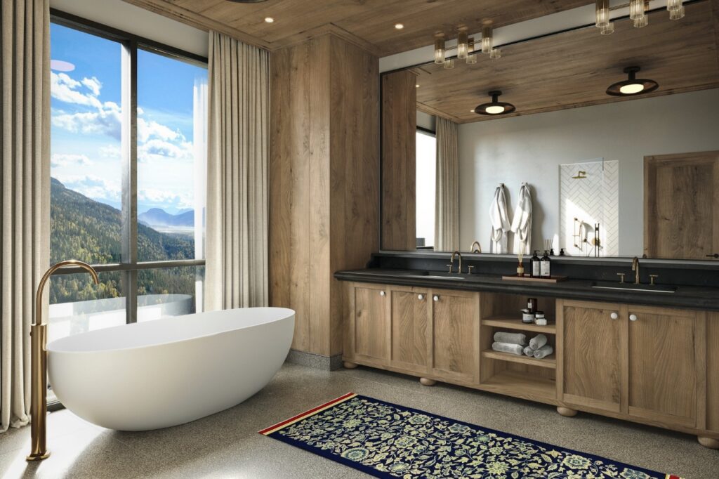 Real Estate Visualizations - A Necessity in Today’s Property Market 3 Interior visualization of a golf course facility in Revelstoke, Canada, crafted by RNDR