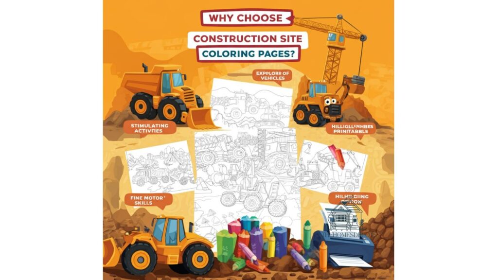 Construction Site Coloring Pages – Free Printables for Kids 2 Why Choose Construction Site Coloring Pages 1