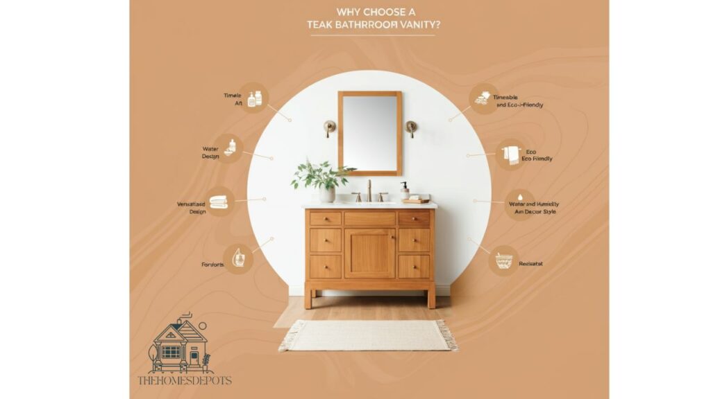Teak Bathroom Vanity Ideas for a Stylish, Timeless Look 2 Why Choose a Teak Bathroom Vanity