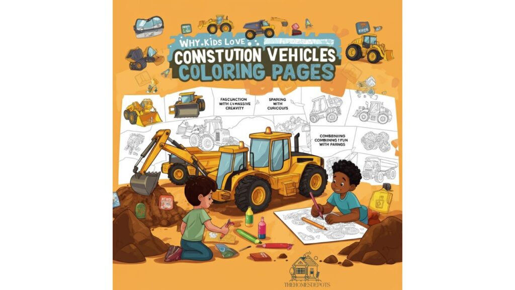 Construction Vehicles Coloring Pages - Fun & Free Printables 2 Why Kids Love Construction Vehicles Coloring Pages